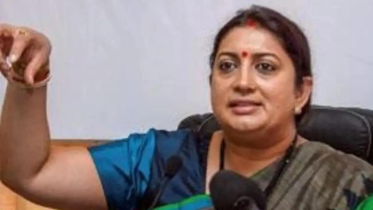 Union minister Smriti Irani hits out at Delhi CM Arvind Kejriwal for 'giving clean chit' to Satyendar Jain